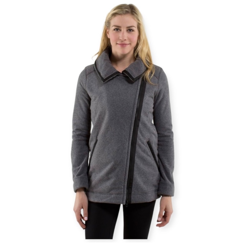 Lululemon - 4 - moto jacket ambient grey